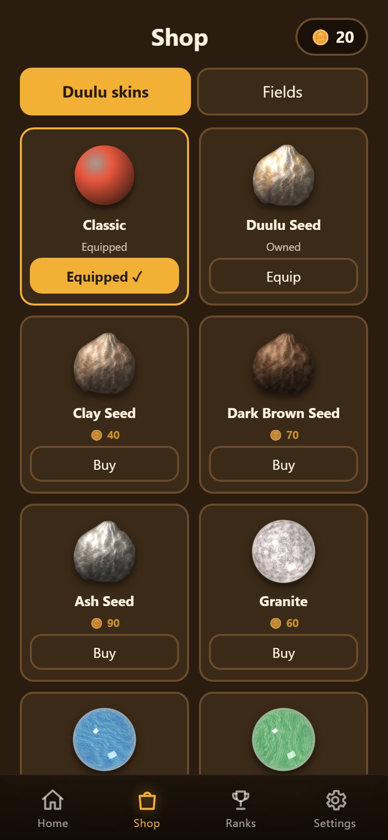 The Duulu seed shop